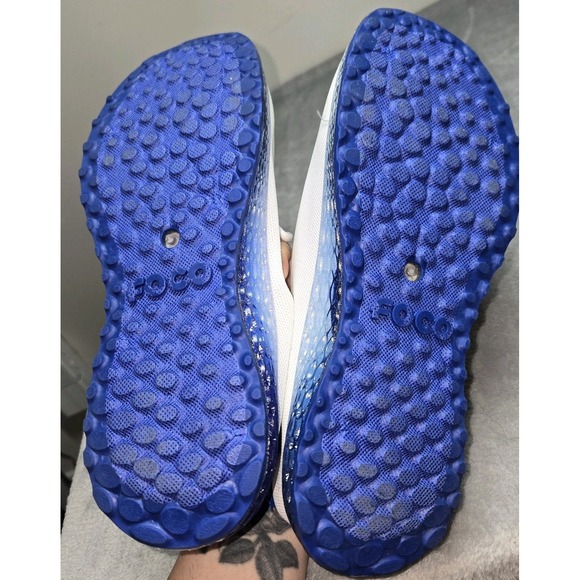 Los Angeles Dodgers FOCO White Blue Sneakers Men's Size 9, Pre-owned Excellent - Picture 5 of 5